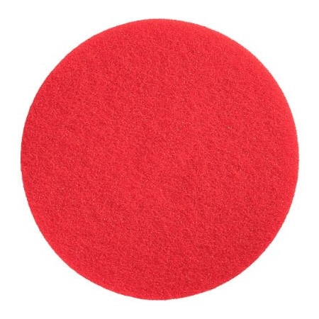 Hruby Orbital Systems MotorScrubber Spray Buffing Pad, Red, 10/Case MS1064
